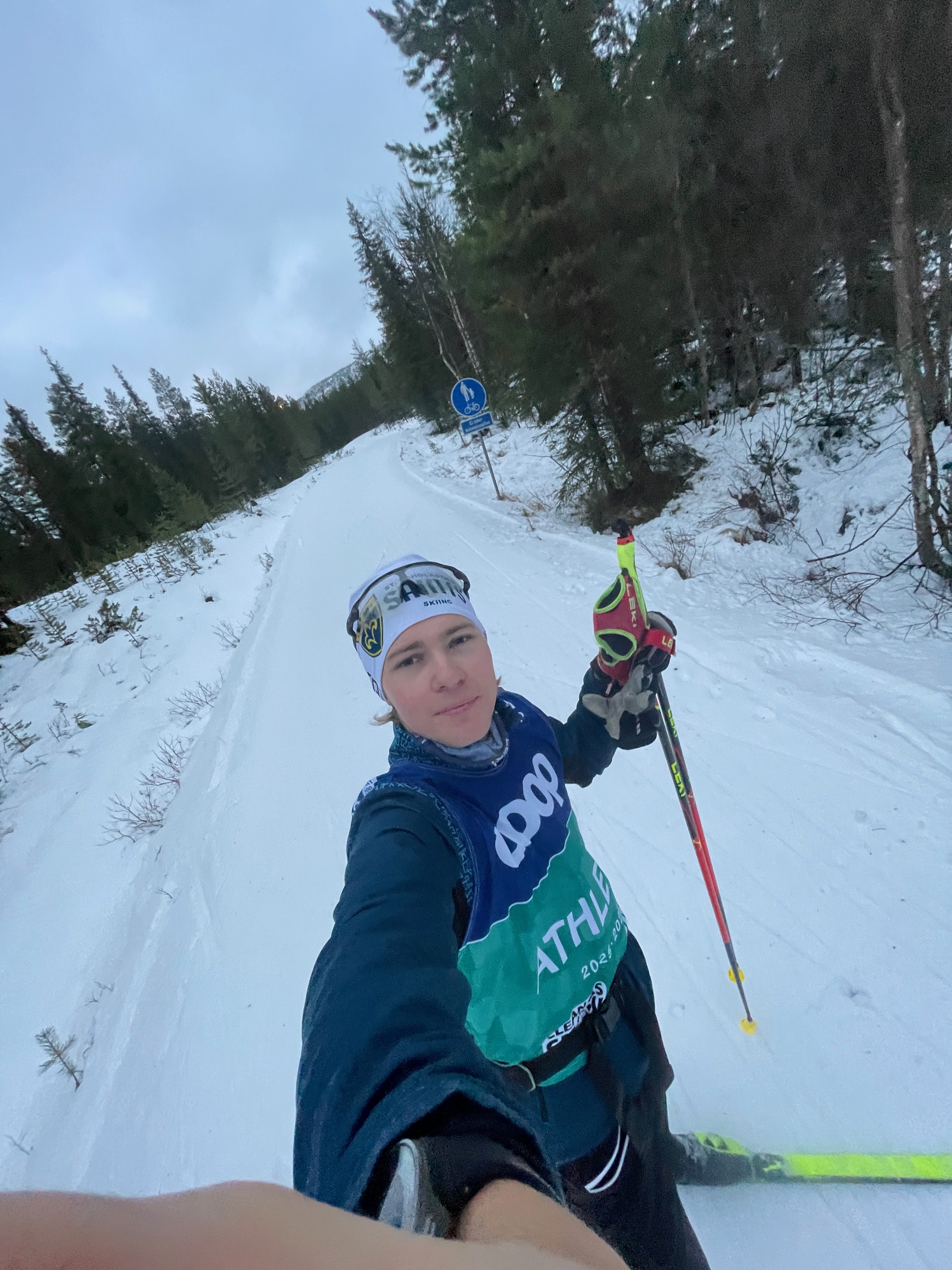 Instagram-kuva: harjoituslenkillä